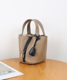 style code 【PADMA/パドマ】 キーチャーム付 本革ミニトートバッグ