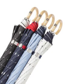 MOONBAT POLO RALPH LAUREN（ポロ ラルフローレン）晴雨兼用日傘 ドット 長傘 遮光率100％ 遮熱 UV