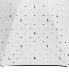 MOONBAT POLO RALPH LAUREN（ポロ ラルフローレン）晴雨兼用日傘 ドット 長傘 遮光率100％ 遮熱 UV