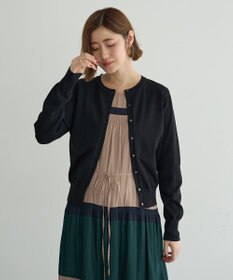 YECCA VECCA 【UVカット】クルーネックカーディガン