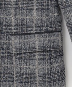 JOSEPH ABBOUD 【ストレッチ/イタリア素材/軽量】 イタリア素材使用・スライバーチェックジャケット