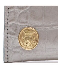 A.D.M.J. 【牛革】クロコ型押しオーガナイザーパース