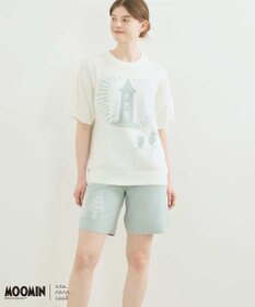 une nana cool 【ムーミン】なめらかふわふわプルオーバー&ハーフパンツセット