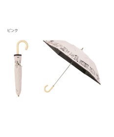 MOONBAT DAKS(ダックス) 晴雨兼用日傘 折りたたみ傘 街並み フワクール生地使用