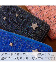 tsumori chisato CARRY キラメッシュ ラウンドファスナー長財布