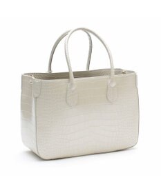 A.D.M.J. 【牛革】クロコダイル型押しトート32cm(Dカン付)