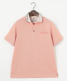 JOSEPH ABBOUD 【愛されて20年！オーガニックコットン使用】 バンダナプリント ダディ ポロシャツ