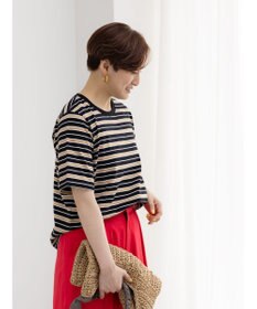 Te chichi マルチボーダーTシャツ