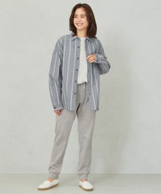 JOSEPH ABBOUD MOUNTAIN 【SPACE／UNISEX】JOE COTTONワイドストライプ シャツ