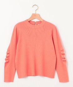 組曲 Elena フリルスリーブ ニットプルオーバー