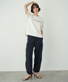 UNFILO BEAUTY FORM ロゴ刺繍 半袖Tシャツ