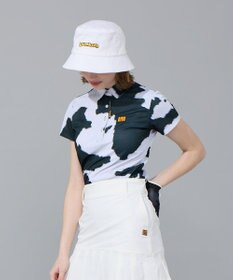 FILA GOLF／marie claire 【Loudmouth】柄ポロシャツ