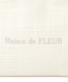Maison de FLEUR スカーフ付きツイード2Wayバッグ