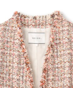 BEIGE， 【Oggi 4月号掲載】TEASEL / オーバーサイズツイードジャケット