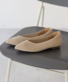 AMERICAN HOLIC 【整履き】メッシュニットフラットパンプス