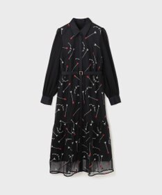 GRACE CONTINENTAL ハートアロー刺繍ワンピース