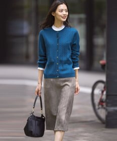 洗える】KNIT BASIC クルーネック カーディガン / J.PRESS LADIES L | ファッション通販 【公式通販】オンワード ・クローゼット