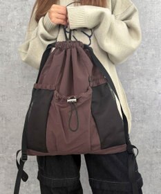 WEGO 【ユニセックス着用ITEM】メッシュポケットナップサック