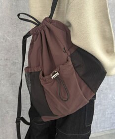 WEGO 【ユニセックス着用ITEM】メッシュポケットナップサック