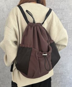 WEGO 【ユニセックス着用ITEM】メッシュポケットナップサック