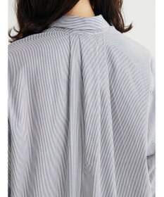 Green Parks 胸元ポケットイージーケアストライプシャツ