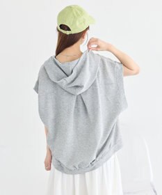 earth music&ecology シアーダンボールフーディーベスト