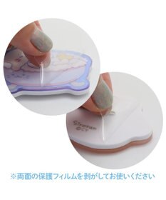 Mother garden しろたん アクリル前髪クリップ 2個セット《お風呂＆読書》