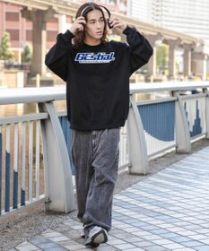 WEGO ヘビーウエイトサガラグラフィックプルオーバー