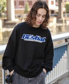 WEGO ヘビーウエイトサガラグラフィックプルオーバー