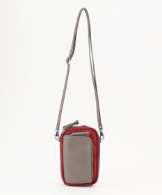 Y'SACCS ナイロン×リサイクルレザー　コンビマルチポシェット