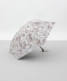 AURORA 【 Beaurance （ビューランス）】プリント夢が棲む場所　晴雨兼用傘（折りたたみ傘）