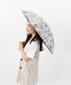 AURORA 【 Beaurance （ビューランス）】プリント夢が棲む場所　晴雨兼用傘（折りたたみ傘）