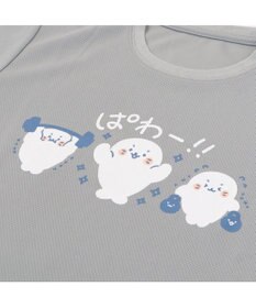 Mother garden しろたん ドライ ぱわー柄 Tシャツ 半袖 《灰色》  吸水速乾加工 レディース メンズ ユニセックス