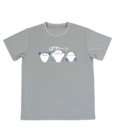 Mother garden しろたん ドライ ぱわー柄 Tシャツ 半袖 《灰色》  吸水速乾加工 レディース メンズ ユニセックス