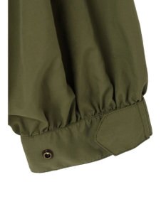 earth music&ecology スタンドフリルミリタリーブルゾン