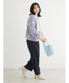 Green Parks あったかきれいシルエットストレートパンツ