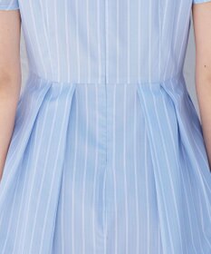 Tiaclasse 【洗える】ストライプアシンメトリーリボンワンピース