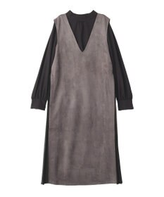 YECCA VECCA 【2点SET】ブラウスセットプリーツMIXジャンスカ