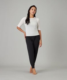 Chacott シアーワッフルハーフスリーブTシャツ