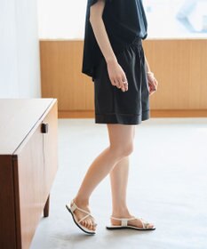 #Newans 【洗える/セットアップ可能】ハシゴレースハーフパンツ