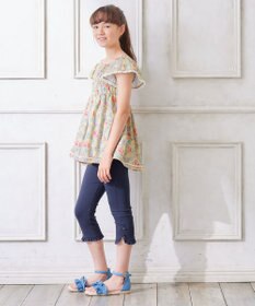 ANY KIDS フリル カプリ パンツ