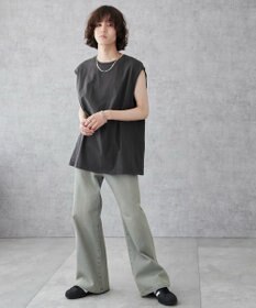 WEGO 【5色3サイズ展開/ユニセックス着用ITEM/洗える/綿100%】スリーブレスコットンT