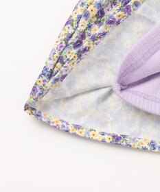 ANY KIDS ドッキング花柄カットソー