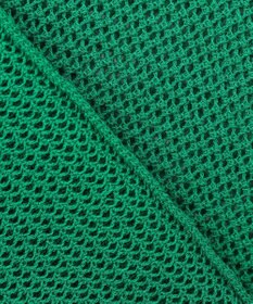 ANY L メッシュＶネックニットカーディガン