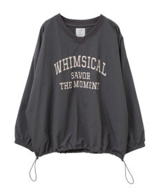 Green Parks ナイロンロゴＶネックプルオーバー