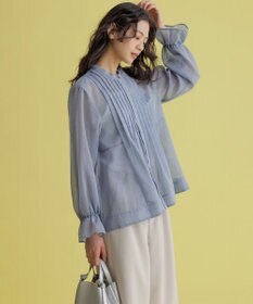 組曲 L エアリーボイルシアー ブラウス