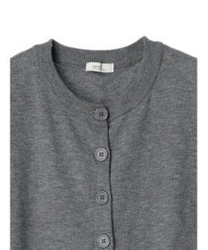 earth music&ecology プリーツドッキングカーディガン