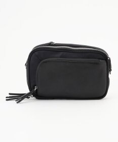 Y'SACCS ナイロン×リサイクルレザー　コンビマルチポシェット