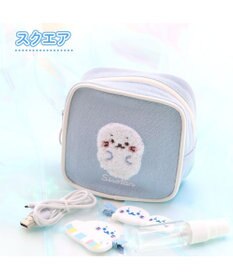 Mother garden しろたん サガラ刺繍 スクエアポーチ