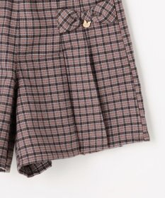 ANY KIDS チェック柄 ショートパンツ